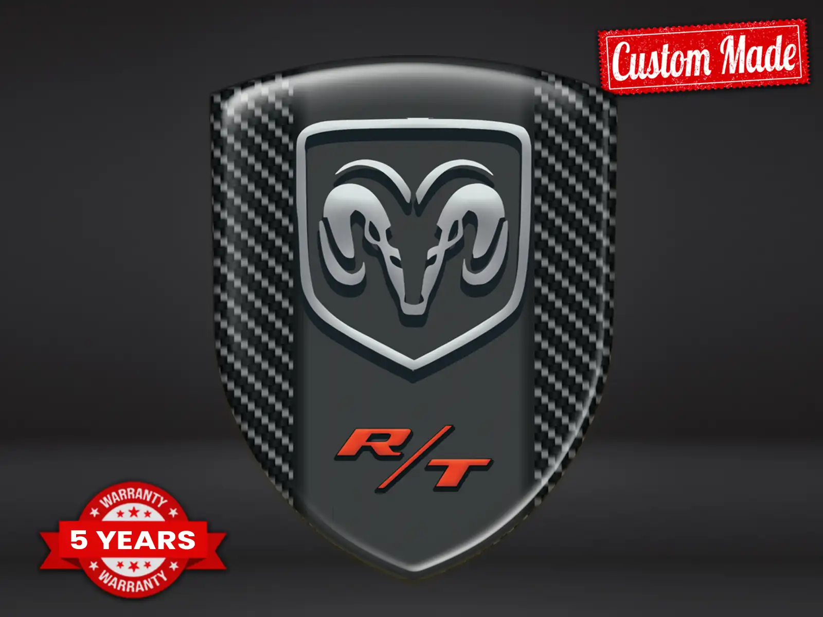 Dodge Stickers Pare-Brise Perso Max Robuste Look Pro